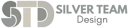 Silver Team Design Logo