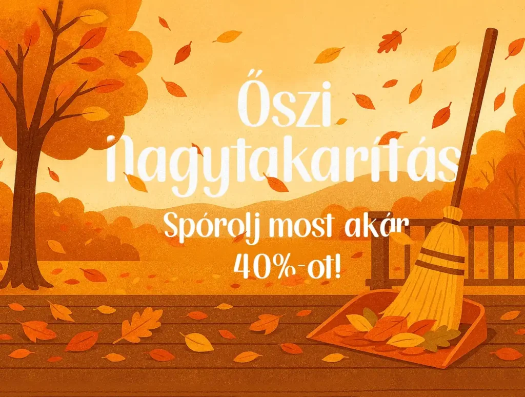 Őszi nagytakarítás reklámkép