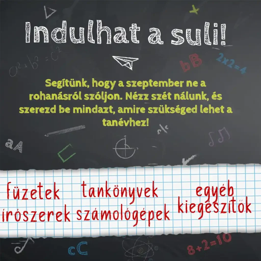 iskolakezdés reklámkép